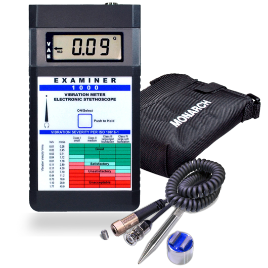 EXAMINER 1000 Vibration Meter Kit – Monarch Instrument